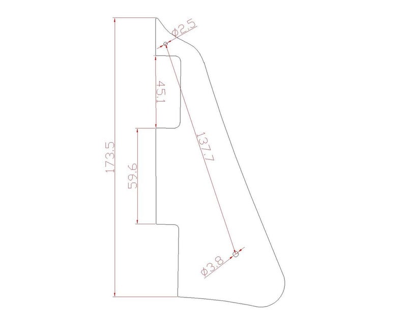 KAISH LP Standard Pickguard Guitar Pick Guard Scratch Plate for USA Les Paul Guitars Cream 1 Ply - Image 3