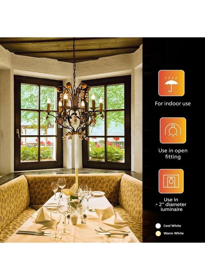 Philips E27 LED Bulb (4W, Pack of 2, White) - Image 3