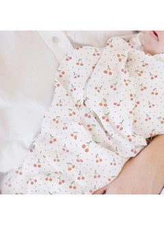 JuJuBe JuJuBe x Studio Oh! Baby Essentials Swaddle Blanket Set - Soft, Comfortable, Neutral Newborn Baby Swaddle Blankets for Baby Shower & Baby Registry - Nursery Essentials - Cherry Cute  - Image 5