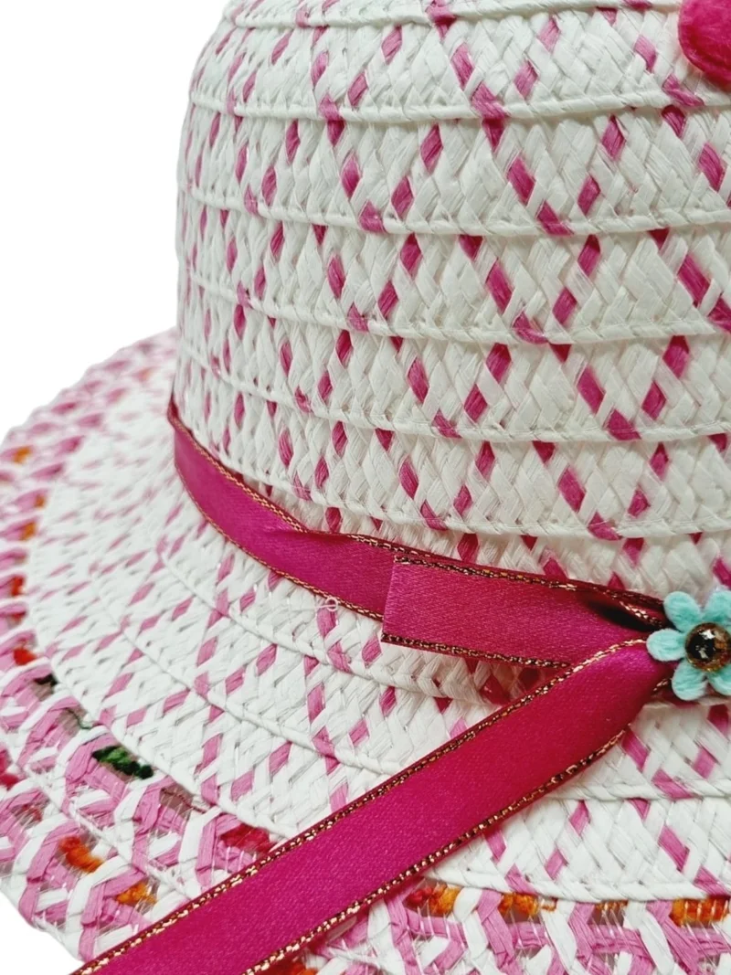تيزجيلسين Girl 4-6 Years Summer Straw Hat