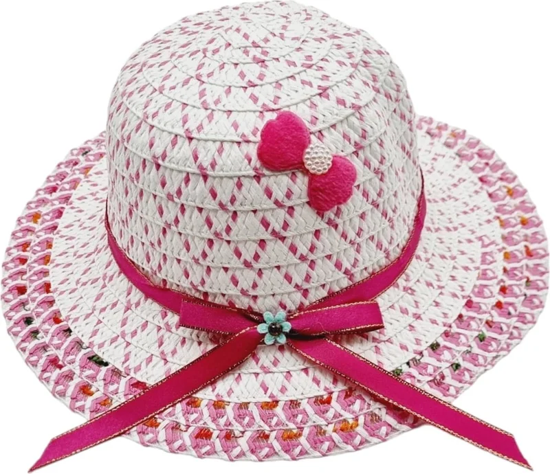 تيزجيلسين Girl 4-6 Years Summer Straw Hat