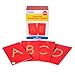 Didax Uppercase Sandpaper Letters 28 Tactile Alphabet Cards for Grades PreK to 1st Educational Letter Resources for Young Learners - Image 3