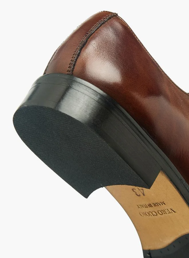 Duchini BROWN Men Lace-Up Leather Oxford Loafers for Men | Best Price UAE