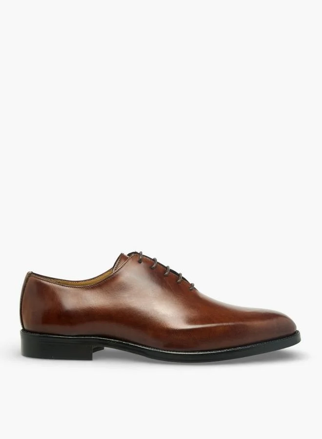 Duchini BROWN Men Lace-Up Leather Oxford Loafers for Men | Best Price UAE