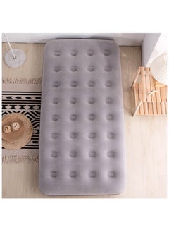 EXCLIFE Thickened lunch break fitness inflatable mattress 188*95*22 (with foot pump + repair kit) gray  - Image 5