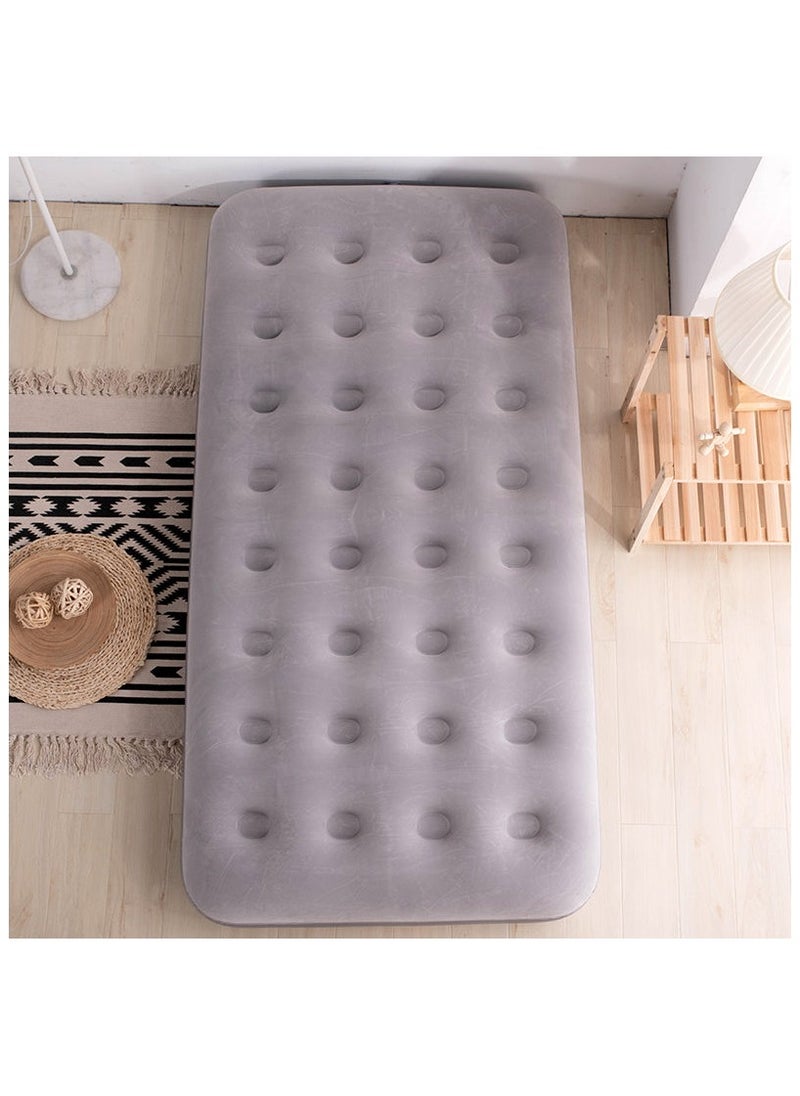 EXCLIFE - Thickened lunch break fitness inflatable mattress 188*95*22 (with foot pump + repair kit) gray - Image 1