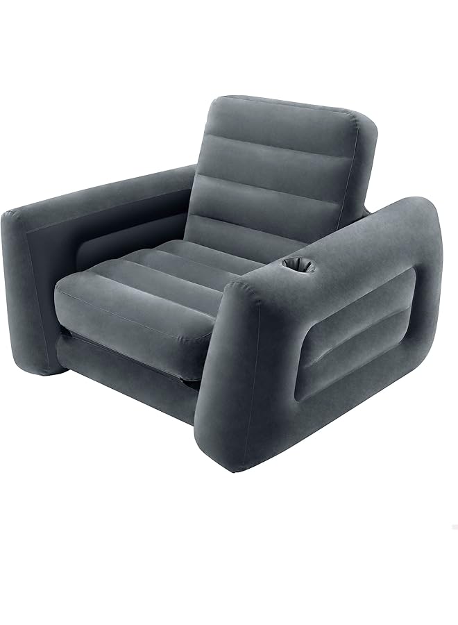 INTEX Pull Out Inflatable Chair Grey - Image 1