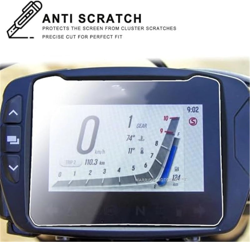 Wivplex Motorcycle Dashboard Screen Protector - Image 2