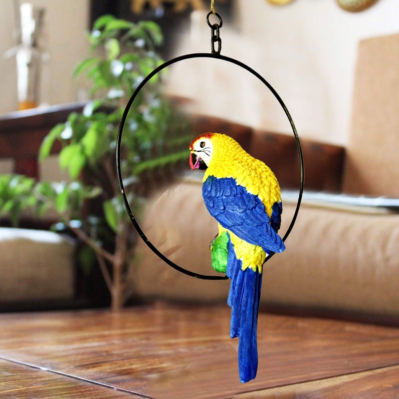 MARINER'S CREATION Hanging Parrot for Home DÉCOR Outdoor Hanging Garden DÉCOR & Gifting Item - Image 5