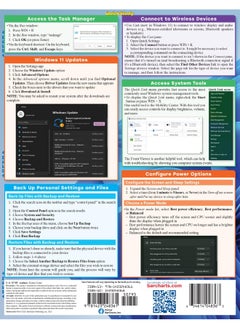 Microsoft Windows 11 - Tips & Tricks: Quickstudy Laminated Computer Reference Guide  - Image 1