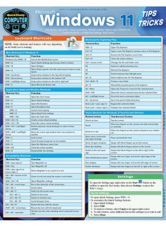 Microsoft Windows 11 - Tips & Tricks: Quickstudy Laminated Computer Reference Guide  - Image 5