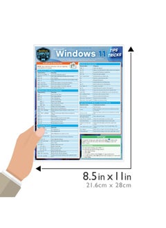 Microsoft Windows 11 - Tips & Tricks: Quickstudy Laminated Computer Reference Guide  - Image 4