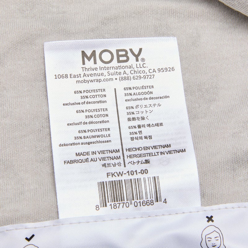 Moby Baby Wrap Carrier Element for Newborns to Toddlers (8-33lbs), Infant Sling Carrier, Ultra Lightweight & Hands Free Design, Adjustable for All Body Types (Dusted Leopard) - Image 4