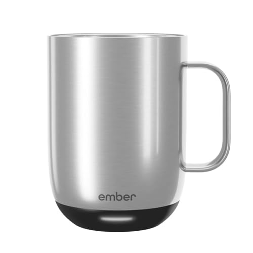 Ember Mug 2, 14 oz, Temperature Control Smart Mug, Stainless Steel - Image 1