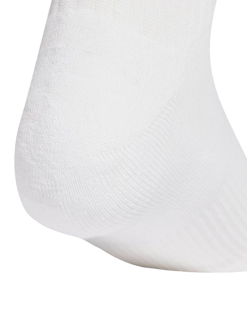 Adidas 3 Stripes Cushioned Sportswear Mid Cut Socks 3 Pair Pack - Image 3