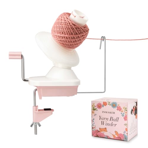 INMAKER Yarn Winder, Ball Winder for Crocheting & Knitting, Quick Install Portable Yarn Spinner, Essential Tool for Crafting Enthusiasts - Image 1