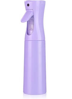 KHAJUL Continuous Spray Bottle, 300ml Hair Mister Spray Bottle, Fine Mist Water Spray Bottle for Salons,Barber, Plants, Skin Care, Cleaning (Purple)  - Image 1