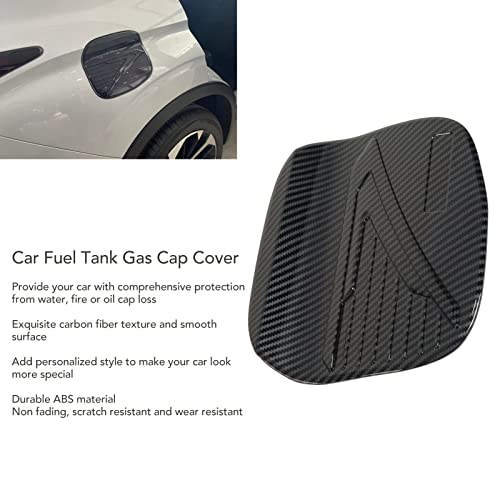 Ymiko High Gloss Fuel Filler Gas Cover, Replacement For Outlander 2023, Car Fuel Gas Cover Carbon Fiber Pattern Exterior Decoration - Image 3