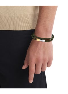CALVIN KLEIN CALVIN KLEIN JEWELRY INDUSTRIAL FACETS MENS LEATHER BRACELET - 35100043  - Image 2