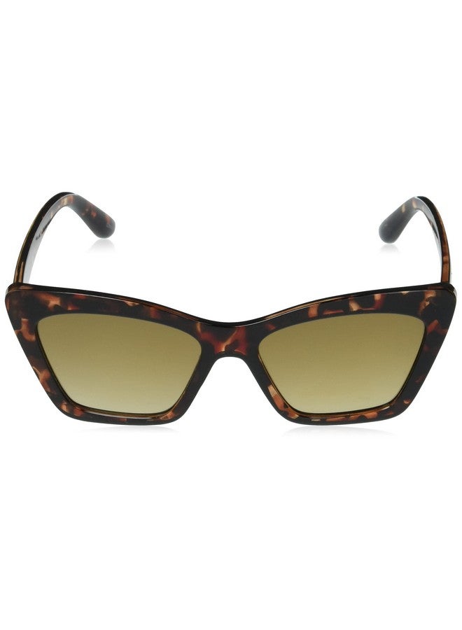 فينس كاموتو نظارة شمسية نسائية Vc899 عصرية واقية من الأشعة فوق البنفسجية على شكل عين القطة للنساء هدايا فاخرة للنساء مقاس 55 مم، لون سلحفاة، مم أمريكي - Image 2