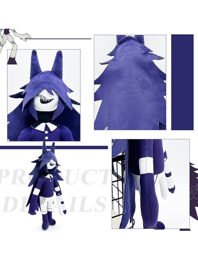 2024 New Fundamental Paper Education Plush 13"" Miss Circle Plushies Toy for Boys Girls Soft Stuffed Animal Pillow Doll Gift for Fans Kids, Blue - Image 3