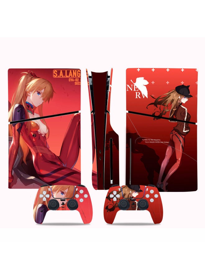 Ps5 Slim Sticker Film Protective Film Scratch-resistant Waterproof Skin Sticker Optical Drive Digital Can Be 3-Color:Optical Drive DISC212 - Image 1