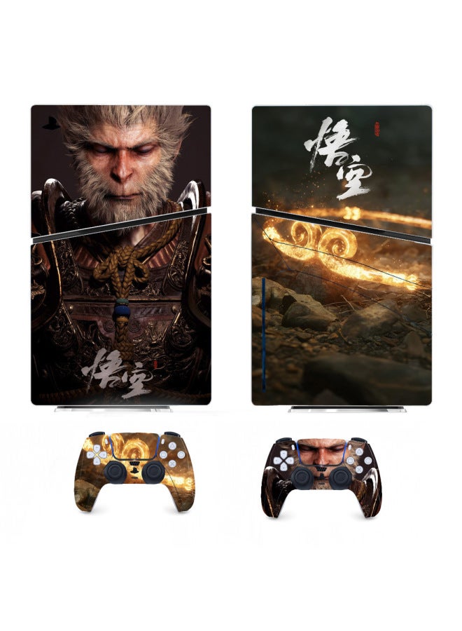 Ps5 Slim Sticker Film Protective Film Scratch-resistant Waterproof Skin Sticker Optical Drive Digital Can Be 3-Color:Optical Drive DISC212 - Image 2