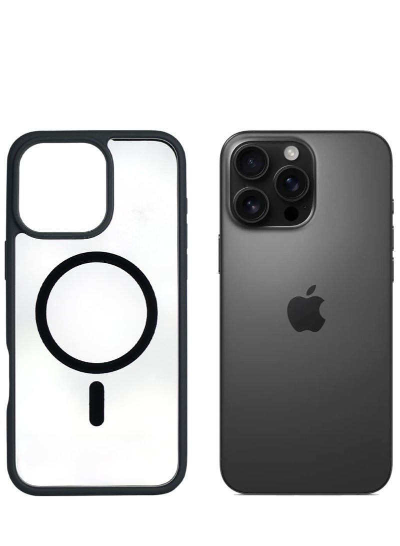 أزتك حافظة مغناطيسية لجهاز iPhone 14 Pro Max متوافقة مع ميغ سيف، خلفية مات شفافة حماية كاملة لعدسة الكاميرا غطاء هاتف نحيف مقاوم للصدمات، مصد مقاوم للخدش، خلفية مقاومة للخدوش لمنتجات آبل - Image 1