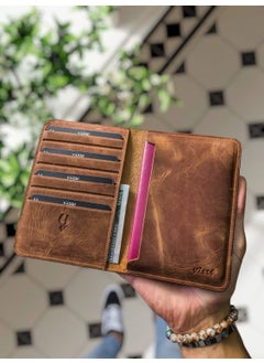 VISSO 911 Genuine Leather Personalized Passport Cover  - Image 3