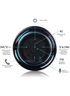 General Bluetooth Shower Speakers, Fegishilly Portable Wireless Waterproof Speaker with FM Radio & Suction Cup, Pairs Easily to Your Bluetooth Devices - Phones, Tablets, Computer  - Image 4