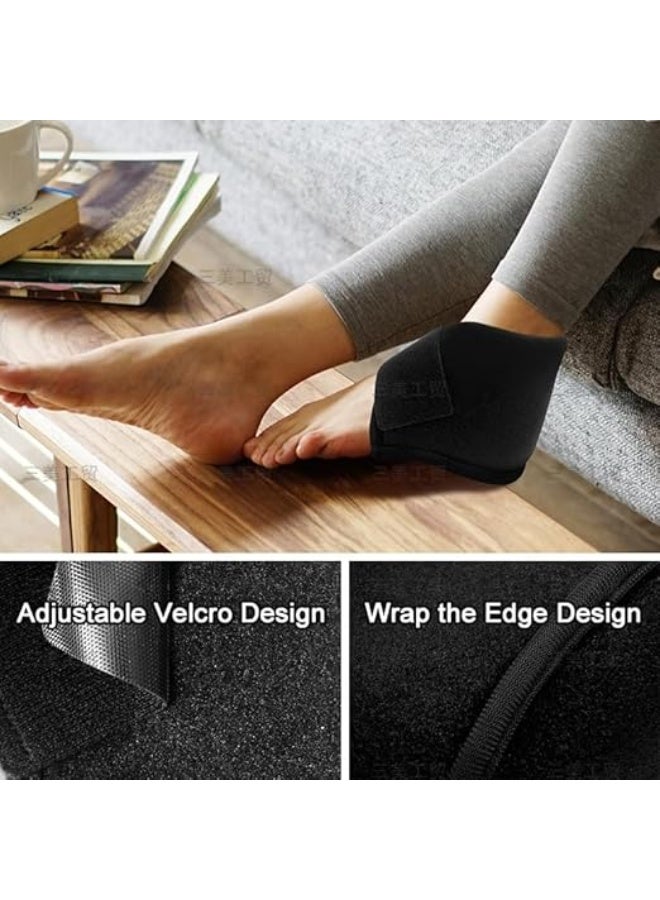 دعامة الكاحل والتعافي بتقنية "الجل الصلب" – رباط علاج طبيعي للكمادات الباردة والساخنة – راحة موجهة للآلام، الالتهابات والتورم – علاج بضغط شامل 360 درجة - Image 2