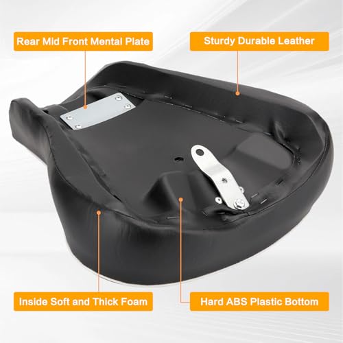VG MOTO Motorcycle Driver Solo Seat Front Rider Seat Cushion Pad Replacement for Harley Davidson Sportster 883 1200 72 48 1983-2003 (Diamond Pattern) - Image 3