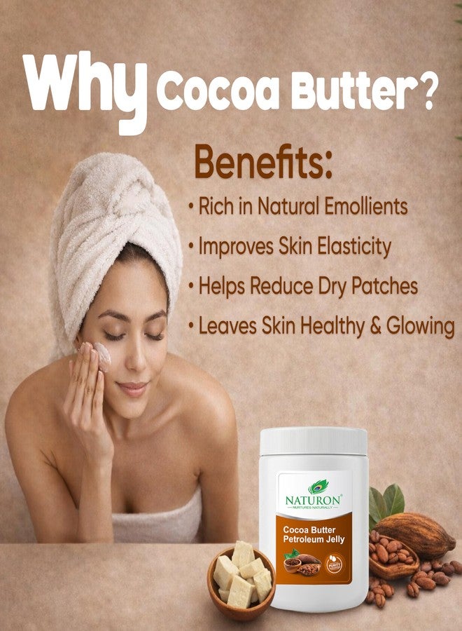 Naturon Cocoa Butter Petroleum Jelly, Purity Guaranteed (1KG) - Image 4