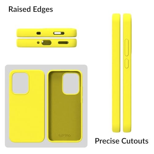 SPRIG Compatible with Oppo Reno 13 5G Premium SilkTone Back Cover Drop Tested Shock Proof Mobile Case for Men, Women, Boys and Girls with Camera Protection (Shining Yellow) - Image 3