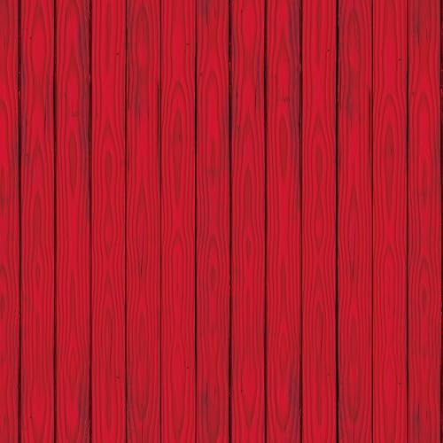 Beistle Red Barn Siding Backdrop Party Accessory (1 Count) (1/Pkg) - Image 1
