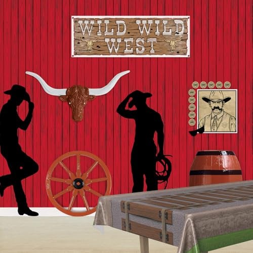Beistle Red Barn Siding Backdrop Party Accessory (1 Count) (1/Pkg) - Image 5