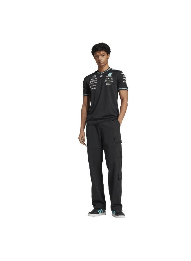 اديداس قميص رجالي أسود قصير الأكمام - Image 5