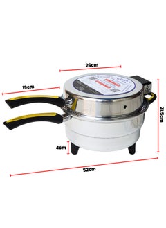 ARTC ARTC Multipurpose Bread And Khameer Maker And Classic Mini Oven 25cm With Italian Heating Element For Baking Roast Toast Grilled 1000W  - Image 3