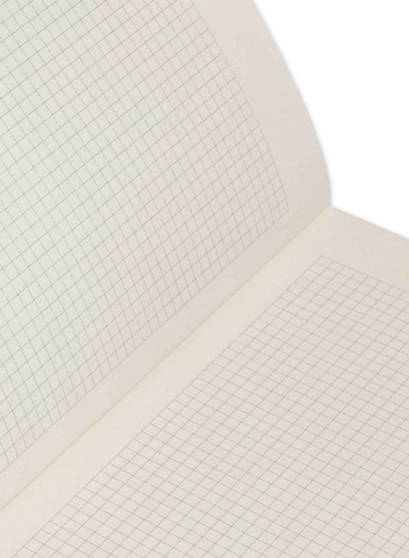 FIS دفتر ملاحظات FIS من البولي فينيل كلوريد بغلاف ناعم مقاس A4 5 مم مع حدود - 80 ورقة - رمادي - FSNBPV5MMA480GY - Image 2