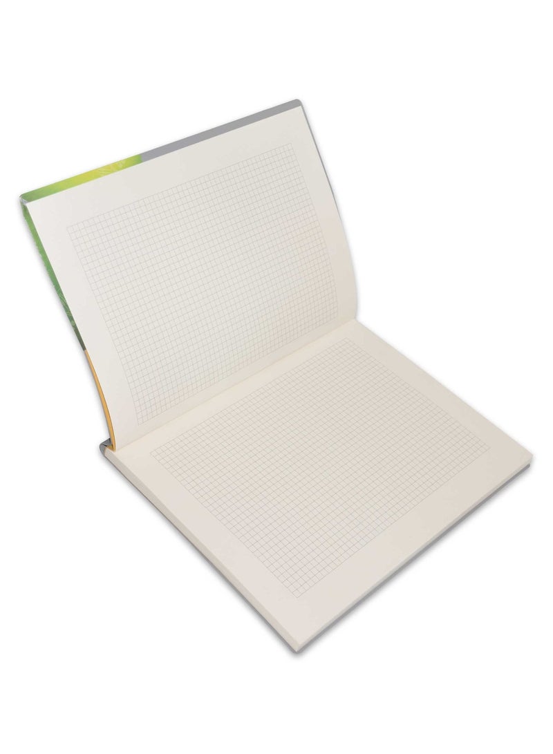 FIS دفتر ملاحظات FIS من البولي فينيل كلوريد بغلاف ناعم مقاس A4 5 مم مع حدود - 80 ورقة - رمادي - FSNBPV5MMA480GY - Image 3