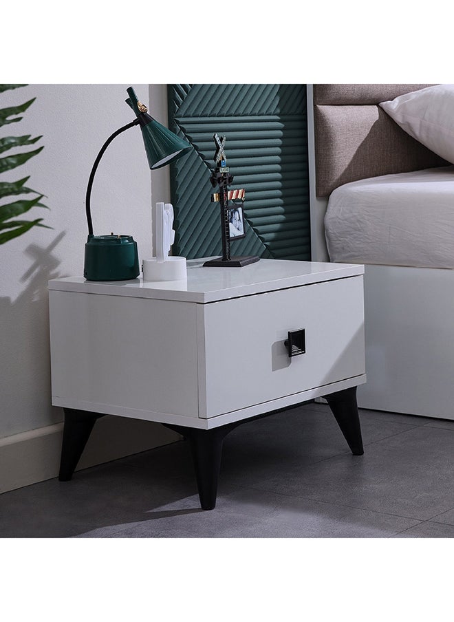 Home Box طاولة بجانب السرير على شكل نجمة مع درج 49.6 × 39.4 × 40 سم  - Image 1