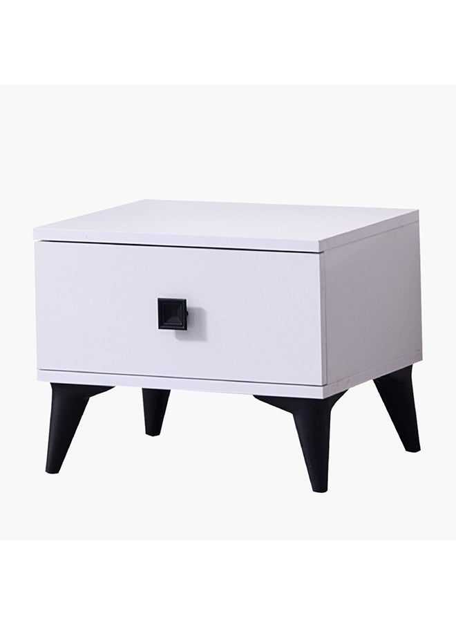 Home Box طاولة بجانب السرير على شكل نجمة مع درج 49.6 × 39.4 × 40 سم  - Image 3
