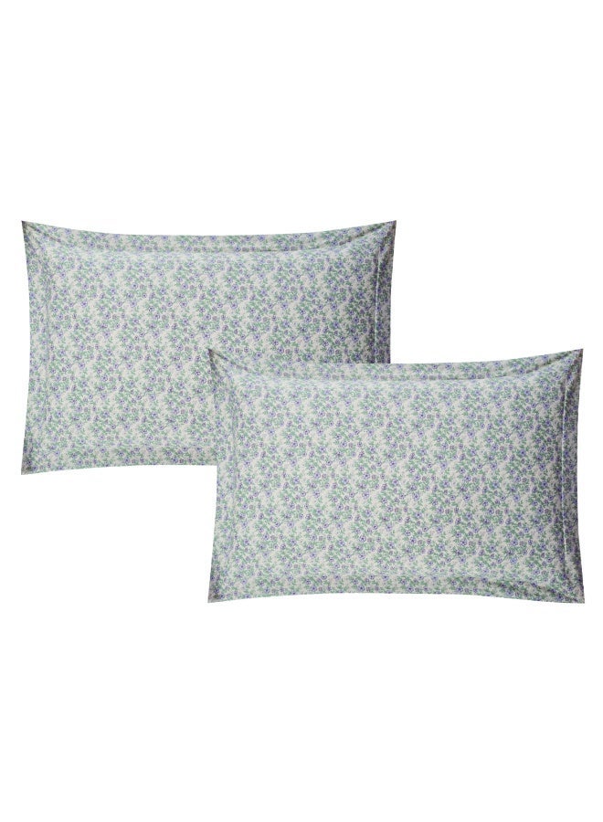LEVORE Elaenore 4-piece cotton bedspread, 100% soft, floral pattern, double-sided, summer style, with fixed filling - Image 5