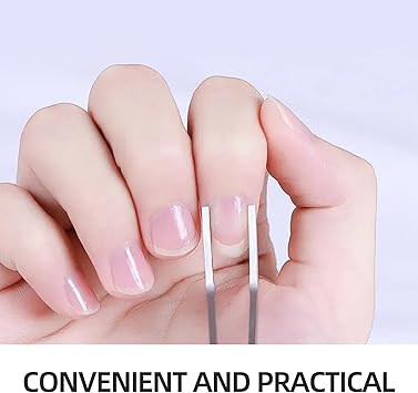 FOMIYES 2Pcs Nail Shaping Tweezers Pinch Nail Tool Stainless Steel for Acrylic UV Gel Tips C Curve Pinchers Sculpture Clip - Image 2