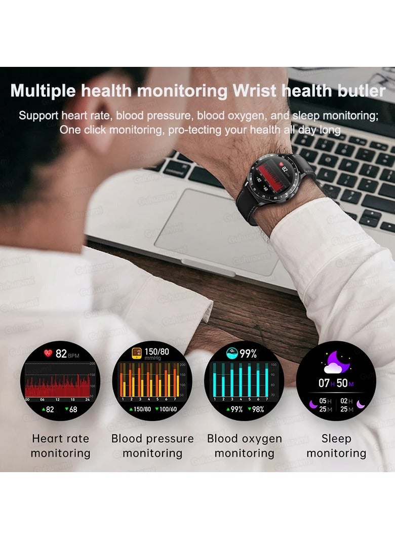 AROAQ X10 Headphone Smart Watch Men 2 in 1 Bluetooth Call Heart Rate Blood Pressure Monitoring Sports Smartwatch - Image 5