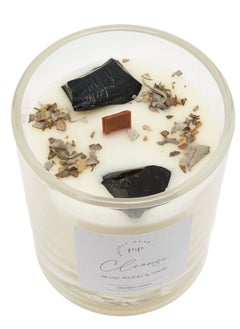 Prickly Pear Prickly Pear Obsidian Crystal Cleanse Candle 200g - Scented Candle with Obsidian Crystal for Home Decor  - Image 3