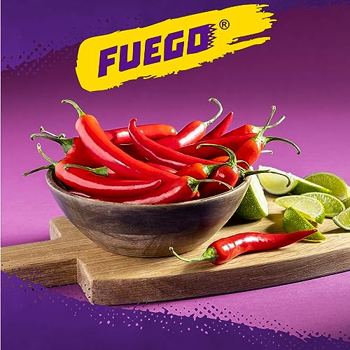Taki's Takis Fuego Hot Nuts 12 pc  32 oz Snack Size Box Hot Chili Pepper  Lime Flavored Extreme Spicy DoubleCrunch Peanuts - Image 5