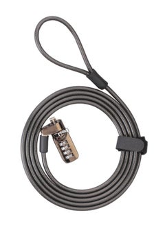 Laptop Cable Lock, 4 Digital Combination Lock, Security Computer Cable Lock, Anti Theft Combination Lock for iPad Tablet Laptop and Other Devices