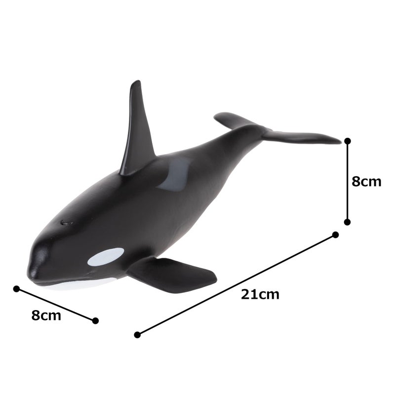 MOJO Orca Whale (aka Killer Whale) International Wildlife Hand Painted Toy Figurine - Image 3