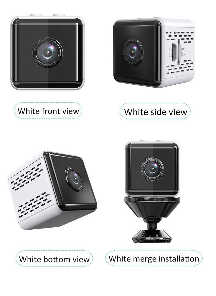 Mi VAZA - Mini HD 4K Nanny Camera Night Vision and Motion Detection-Wireless WiFi White with 32GB Memory Card - Image 1